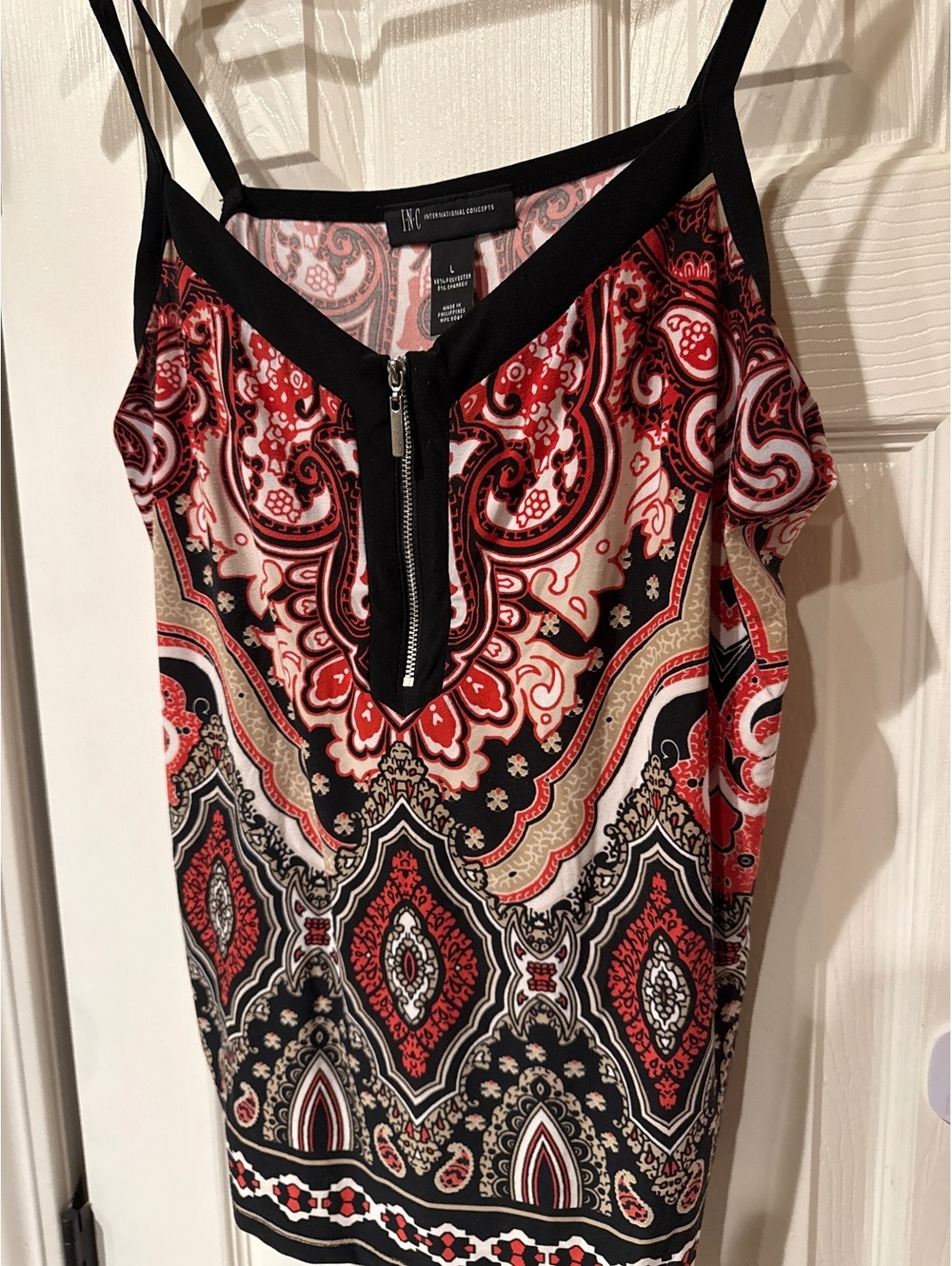 INC International Concepts Women's Paisley Print Size L